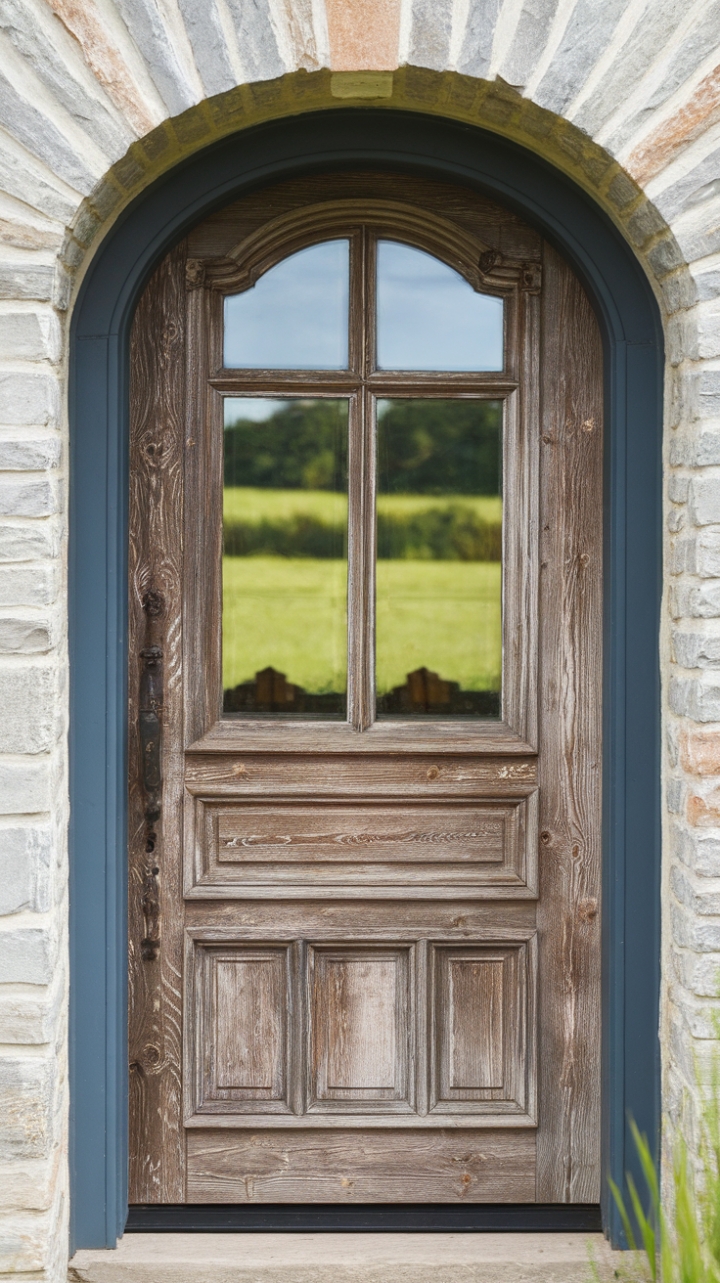 Rustic Elegance: A Doorway to Nature's Story