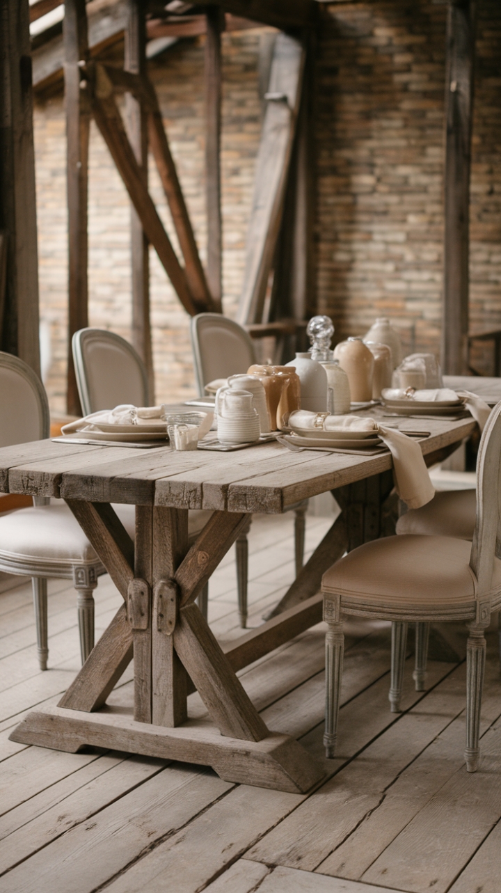 Rustic Charm: A Timeless Country Table Setting