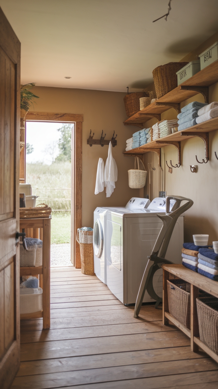 Rustic Charm for Laundry Day