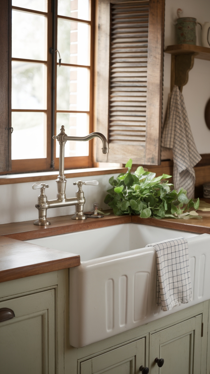 Sunlit Serenity: Embracing Country Living with a Warm, Inviting Kitchen