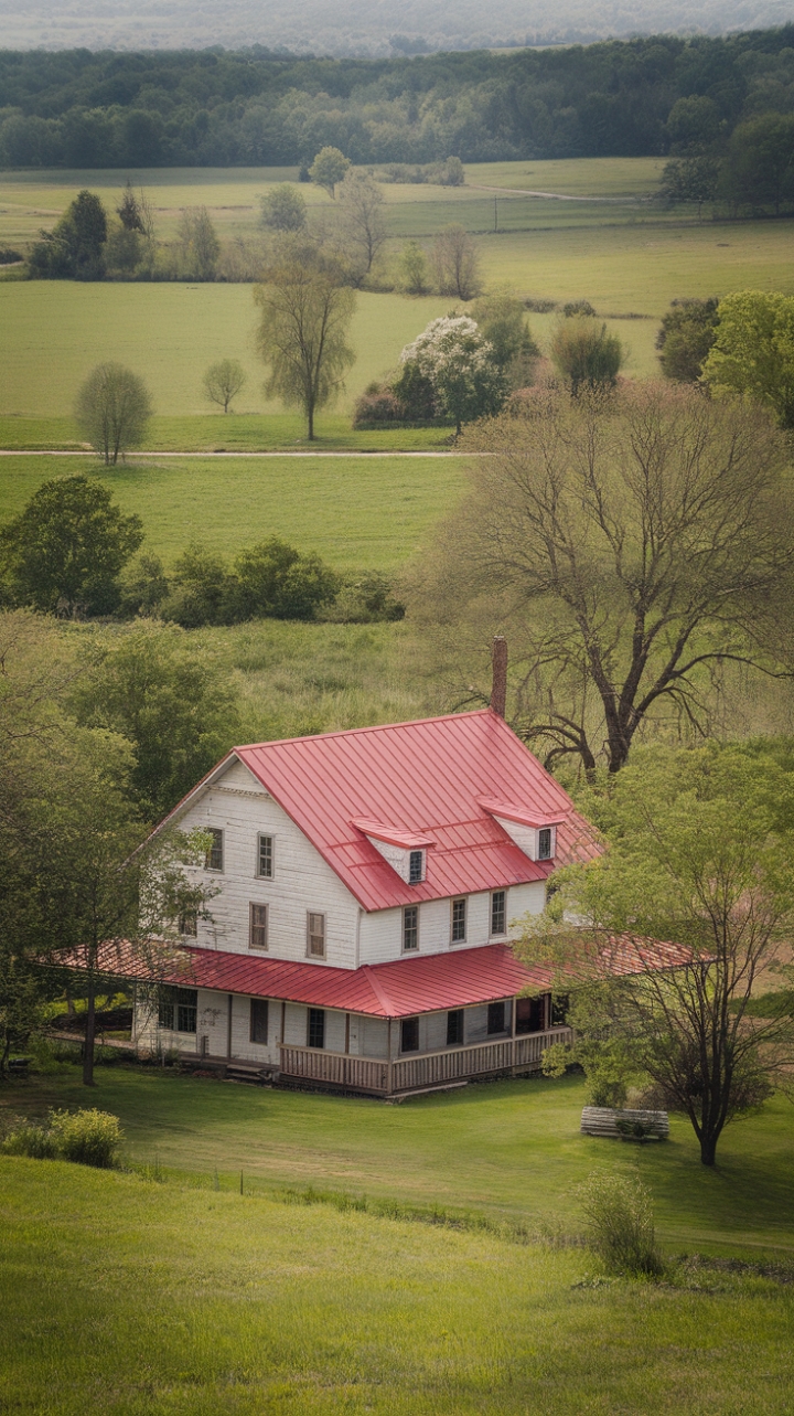 Rustic Charm: A Serene Farmhouse Retreat