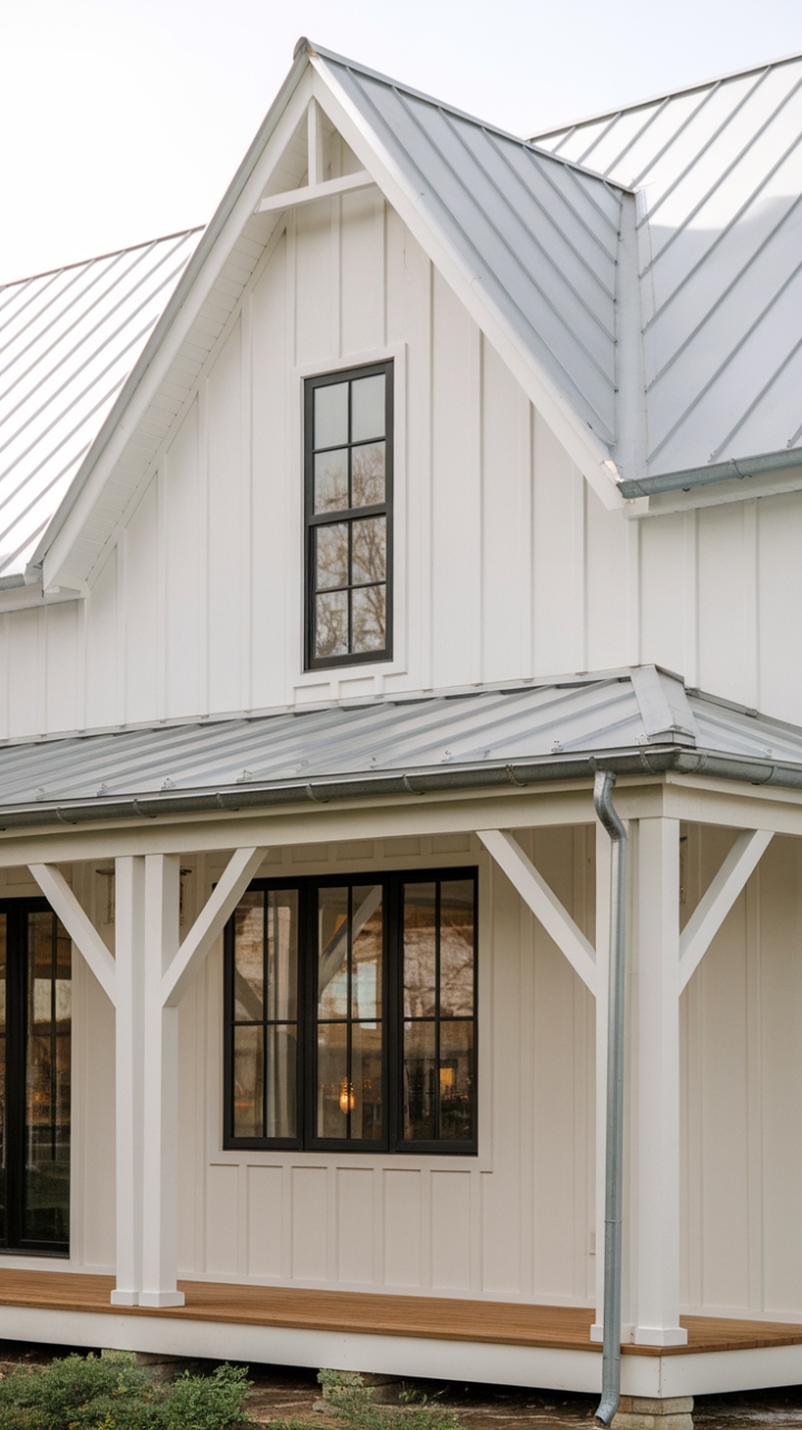 Modern Farmhouse Charm with Bold Contrasts