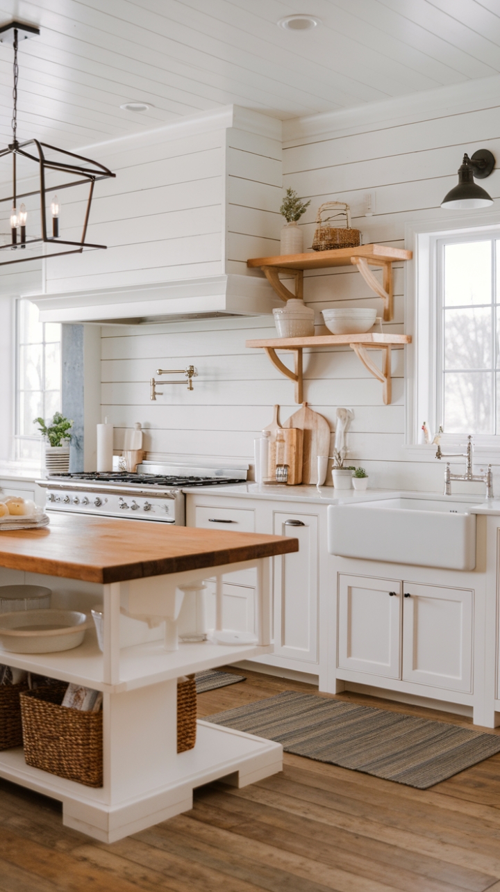 Modern Rustic Kitchen with Farmhouse Charm