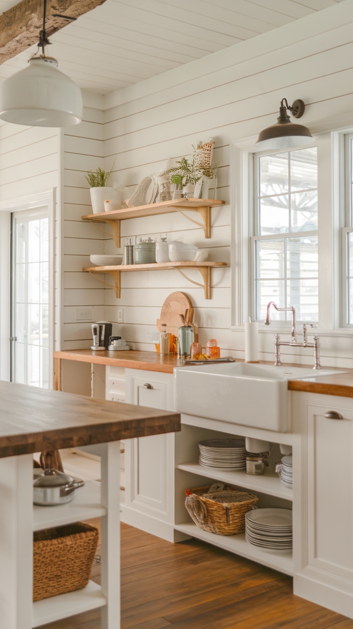 Farmhouse Charm Meets Modern Comfort in This Stylish Kitchen