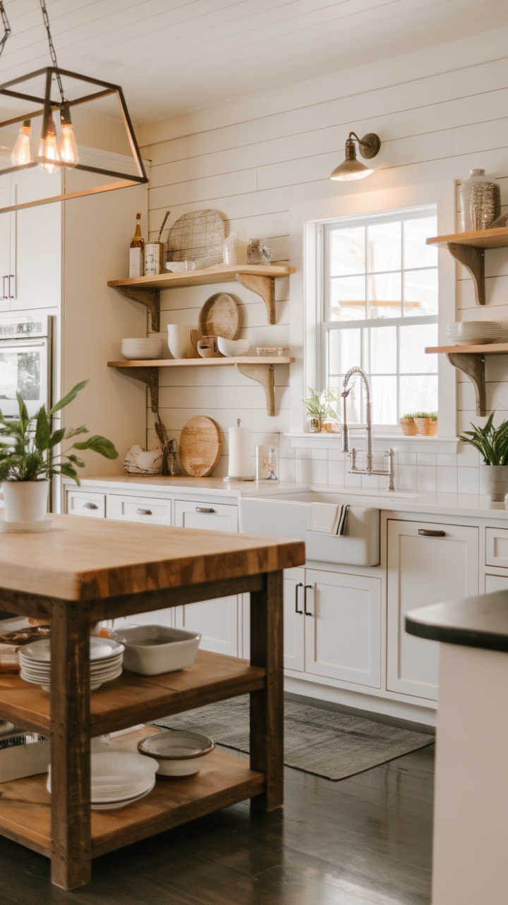 Rustic Charm with Modern Elegance in the Kitchen