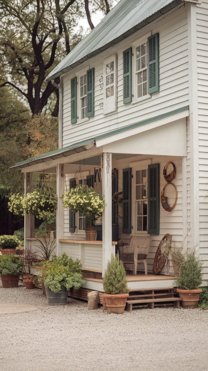 Charming Antique Farmhouse with Rustic and Shabby Chic Charm