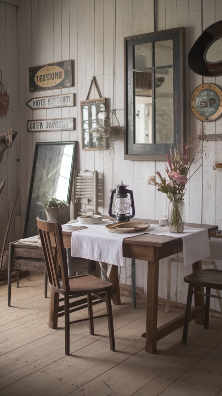 Vintage Elegance: Shabby Chic Dining Room Inspiration