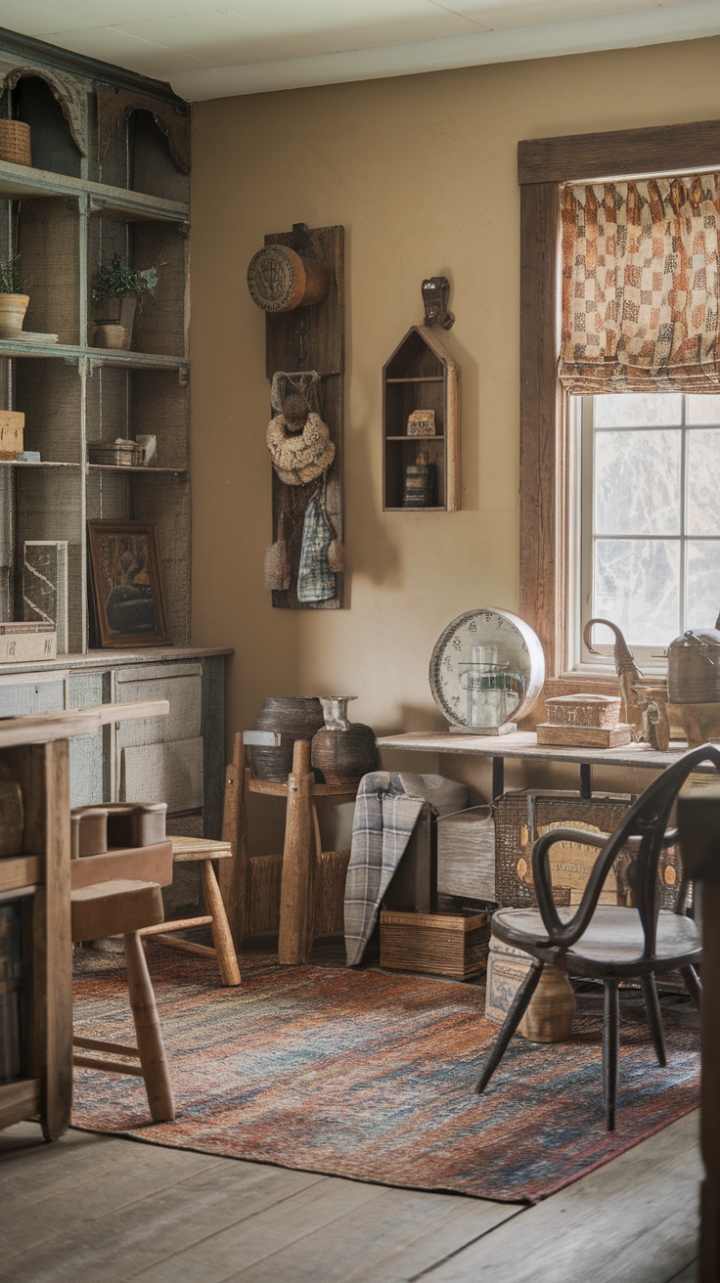 Charming Antique Farmhouse with Shabby Chic Touches