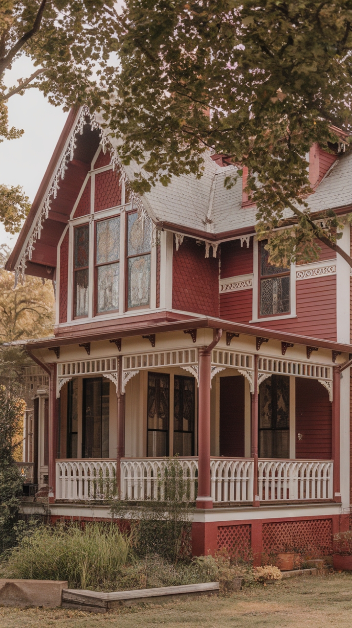 Charming Queen Anne Farmhouse with Gothic and Folk Victorian Details