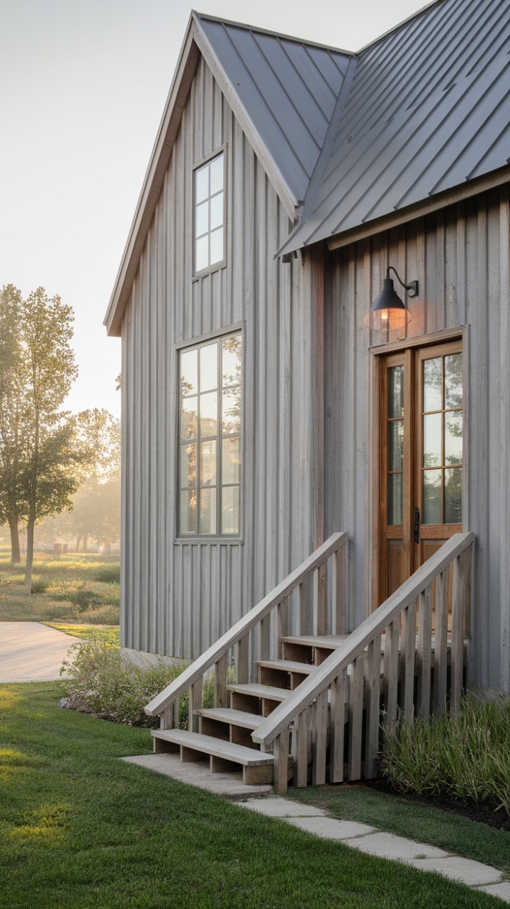 Timeless Wooden Retreat Blending Contemporary and Rustic Elements