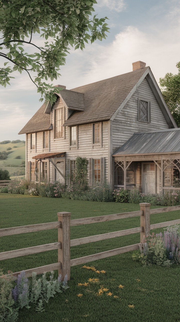 Idyllic Countryside Retreat in Vintage-Inspired Style