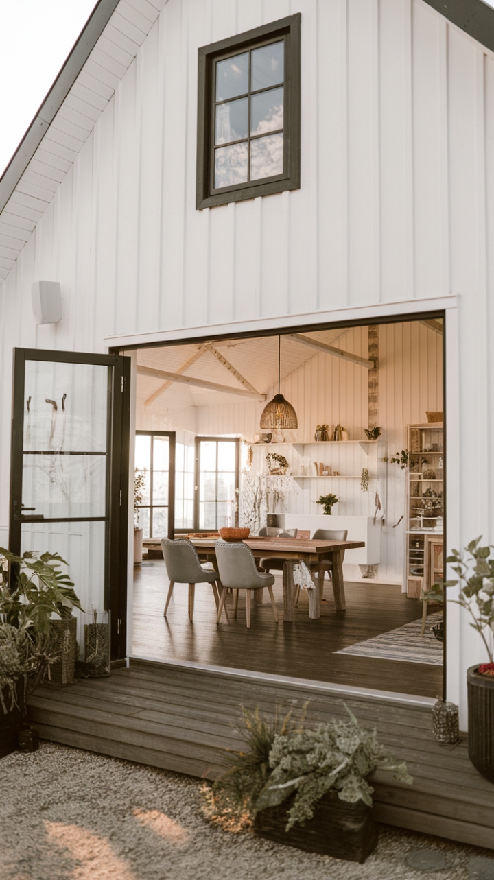 Serene Nordic Farmhouse: A Perfect Blend of Minimalism and Rustic Elegance