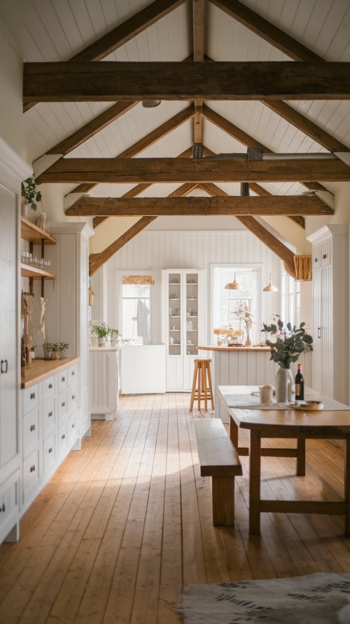 Cozy Scandinavian Farmhouse with Rustic Elegance