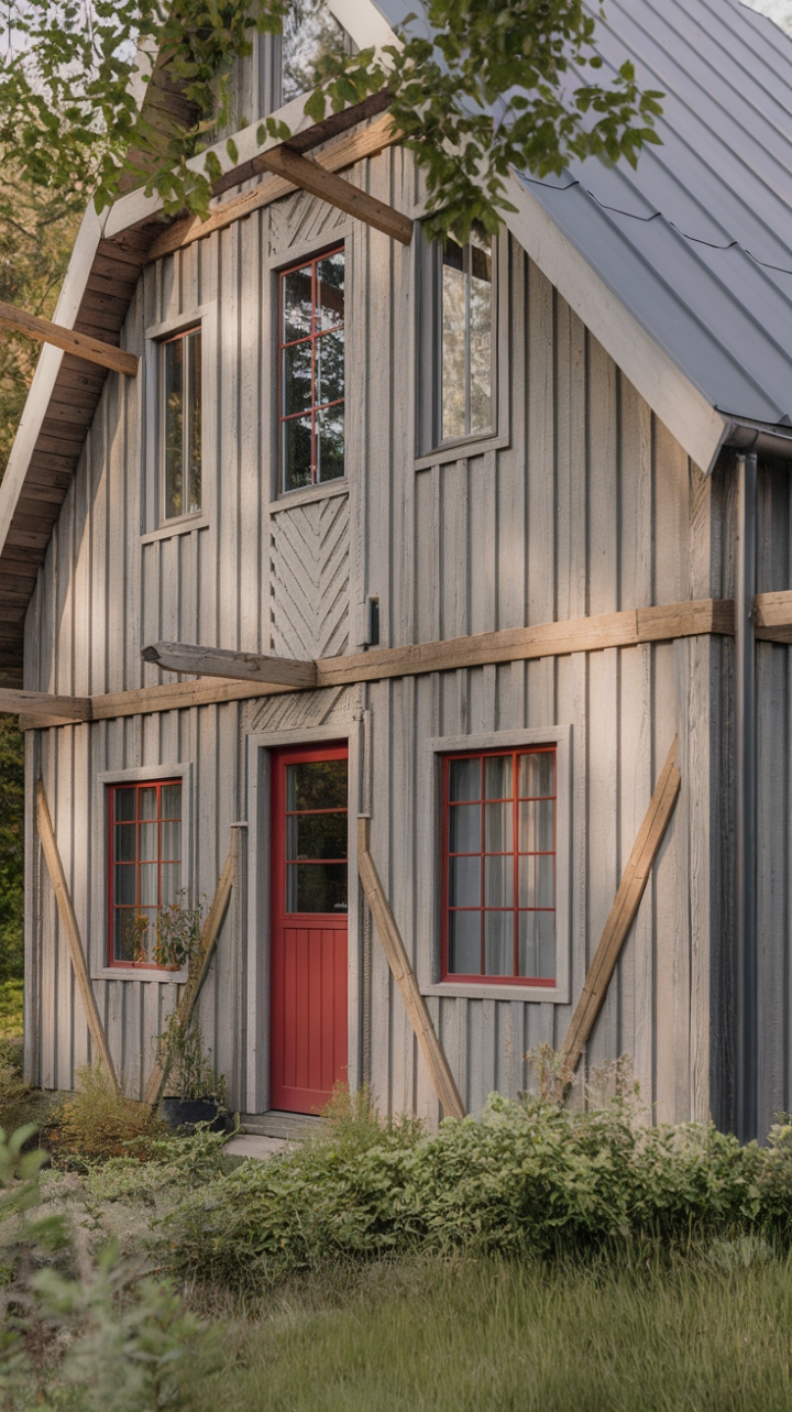 Nordic Farmhouse Charm: Rustic Meets Modern Elegance