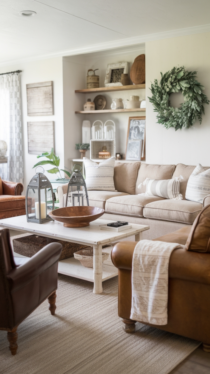 Farmhouse Charm: Cozy Living for Relaxation and Gathering