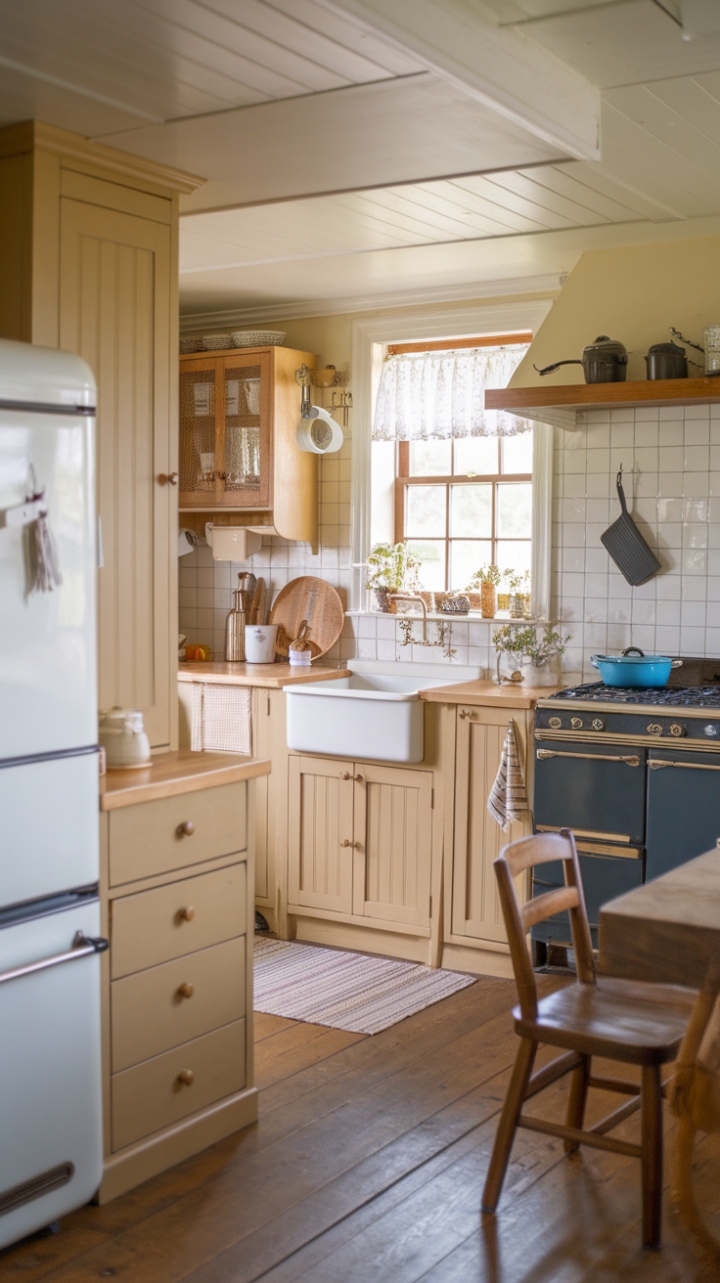 Charming Farmhouse Kitchen with Vintage Charm