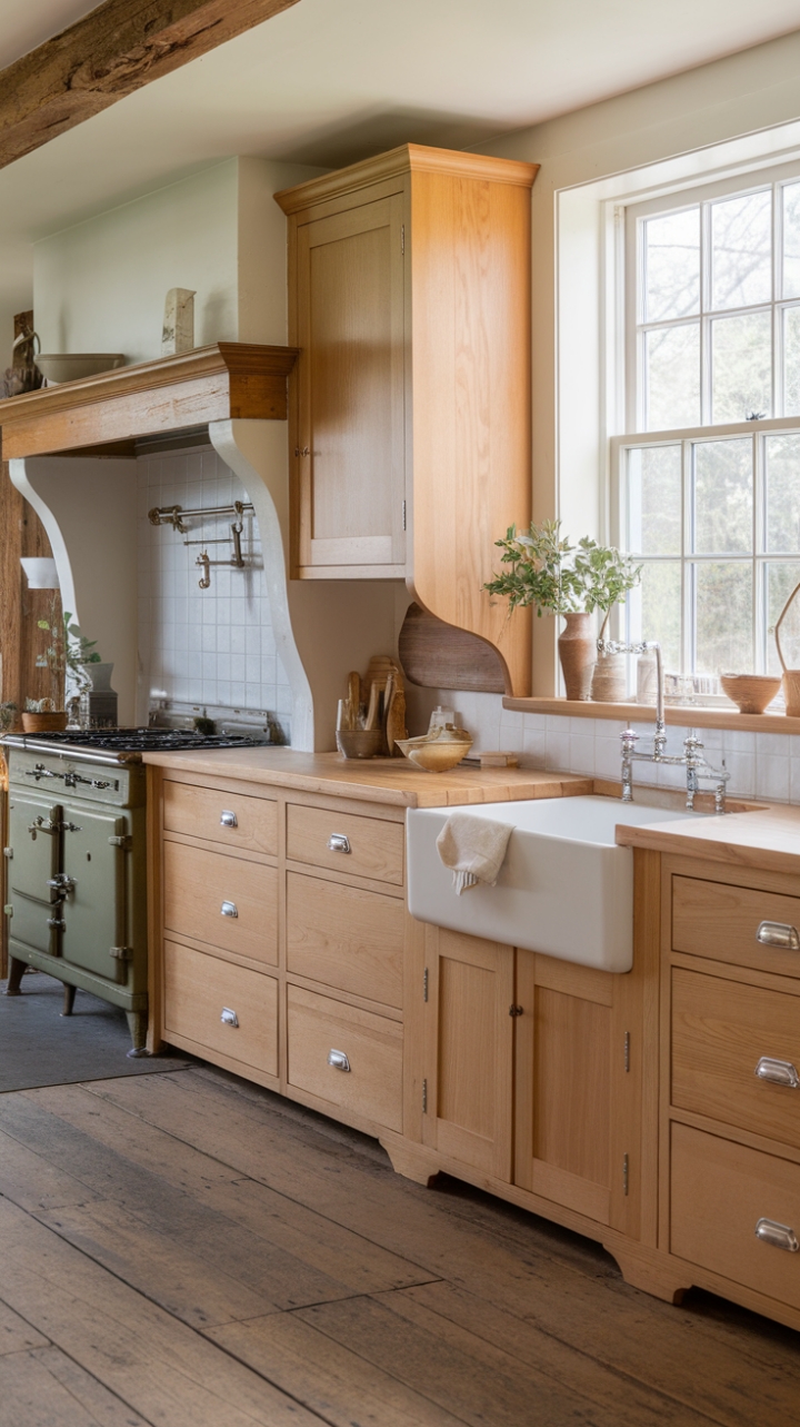 Country Charm: Shaker Style Meets Farmhouse Warmth