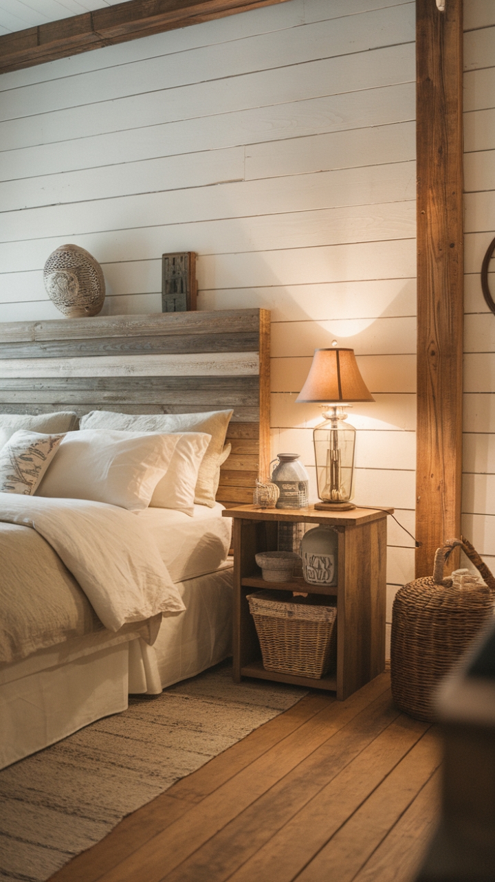 Rustic Elegance: A Serene Farmhouse Bedroom Retreat