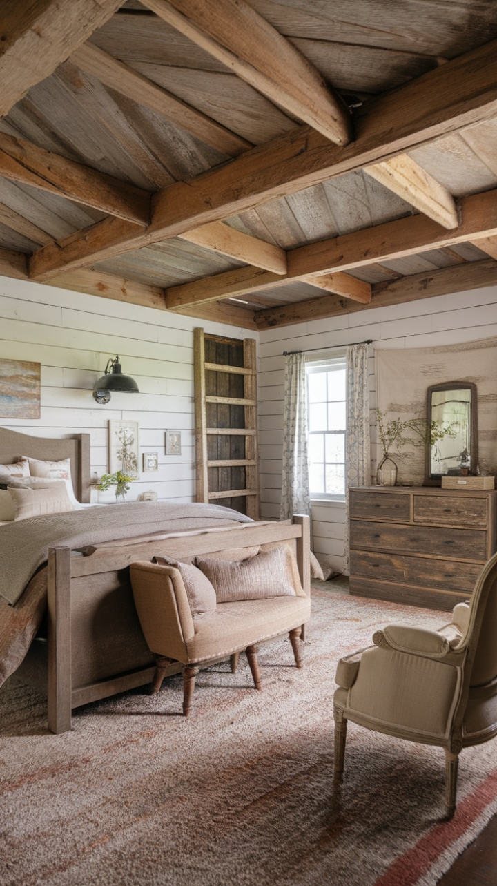 Country Charm: A Cozy Farmhouse Bedroom Retreat