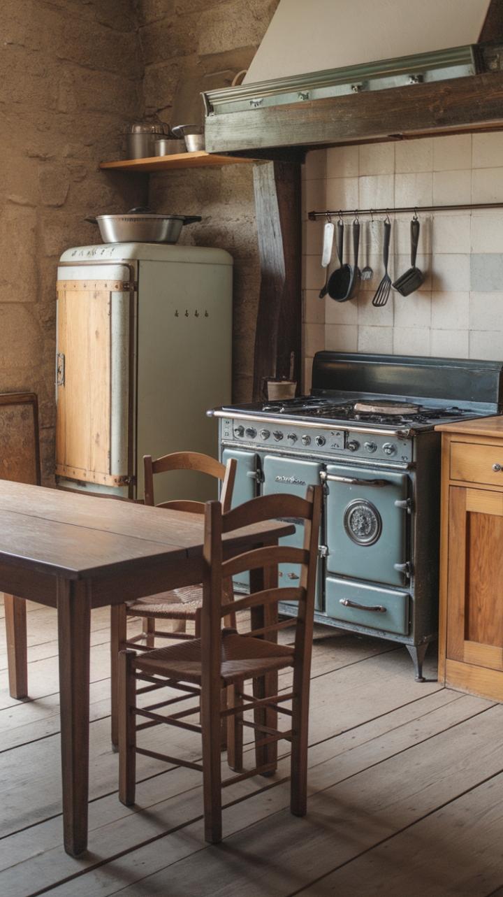 Rustic Charm: A Timeless Kitchen Retreat