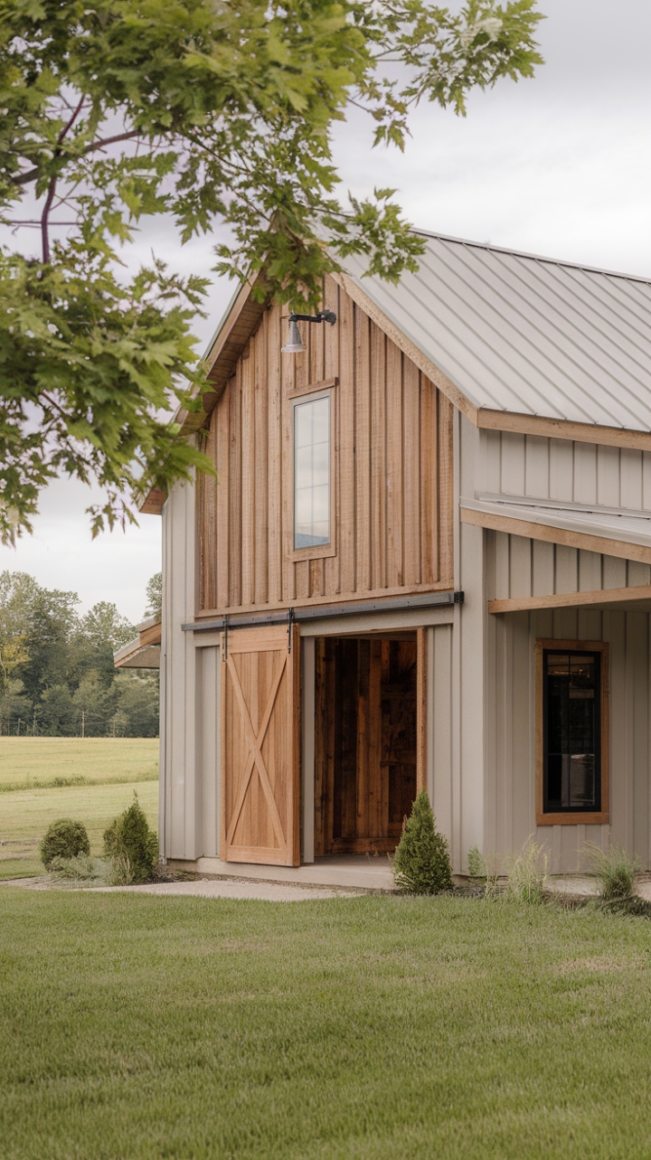 Chic Farmhouse Retreat with Rustic Charm
