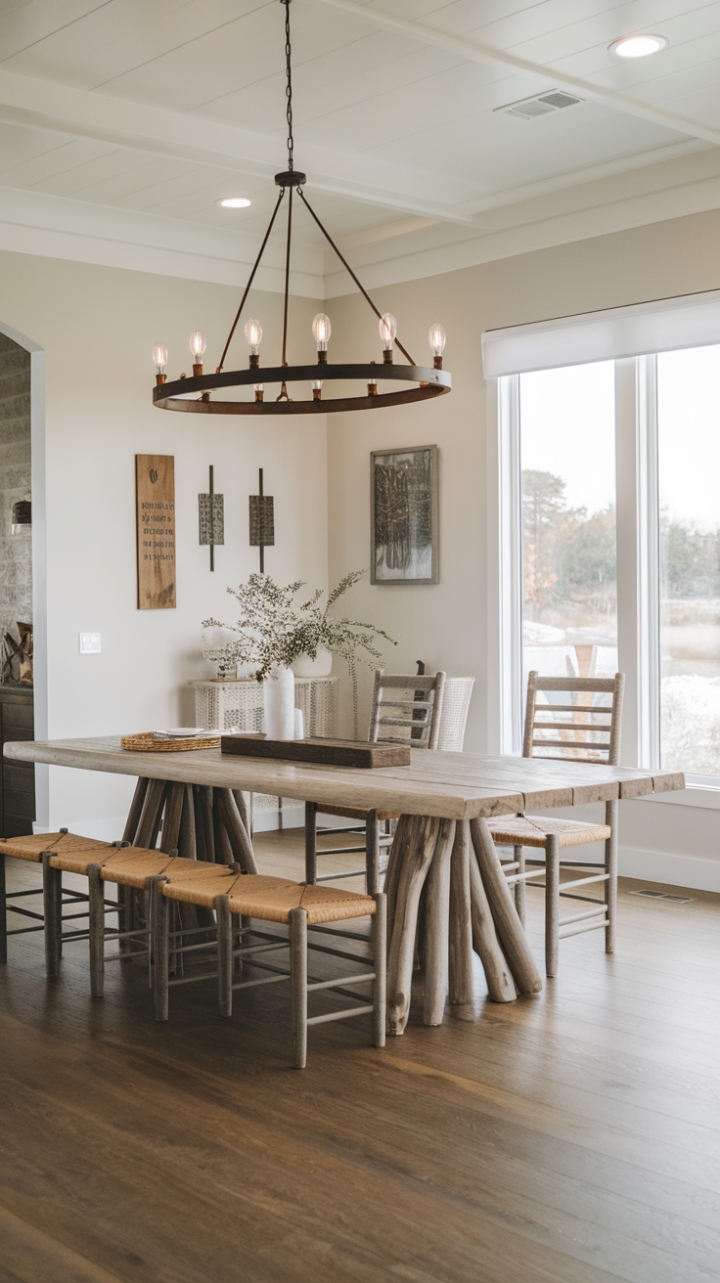 Modern Rustic Dining Retreat
