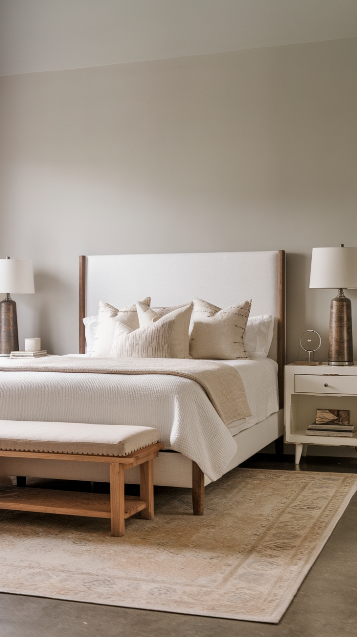 A Cozy Retreat with Clean Lines and Warm Wood Accents