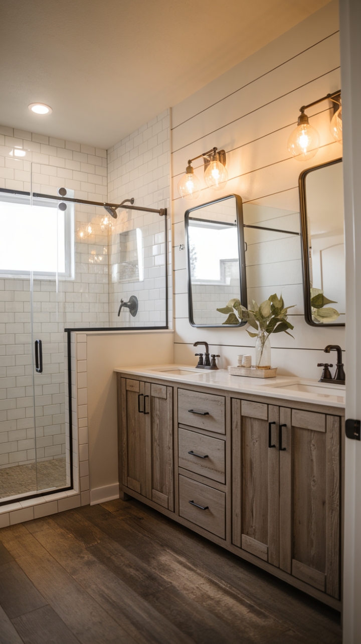 Modern Farmhouse Bathroom Retreat