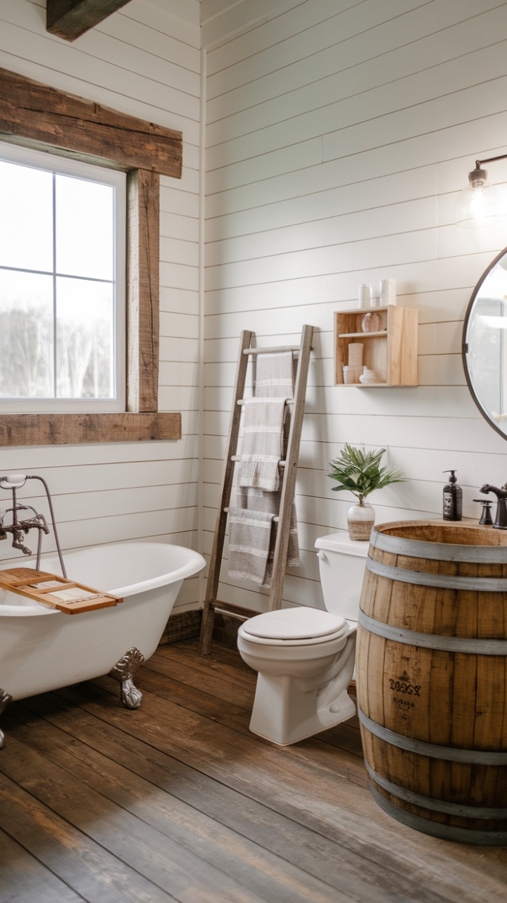 Vintage Elegance Meets Modern Comfort in a Farmhouse-Inspired Space