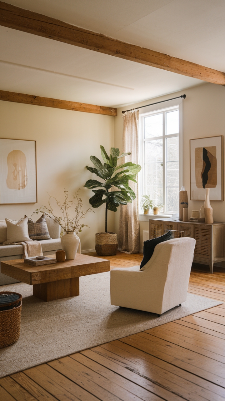 Serene Simplicity: A Scandinavian-Farmhouse Retreat