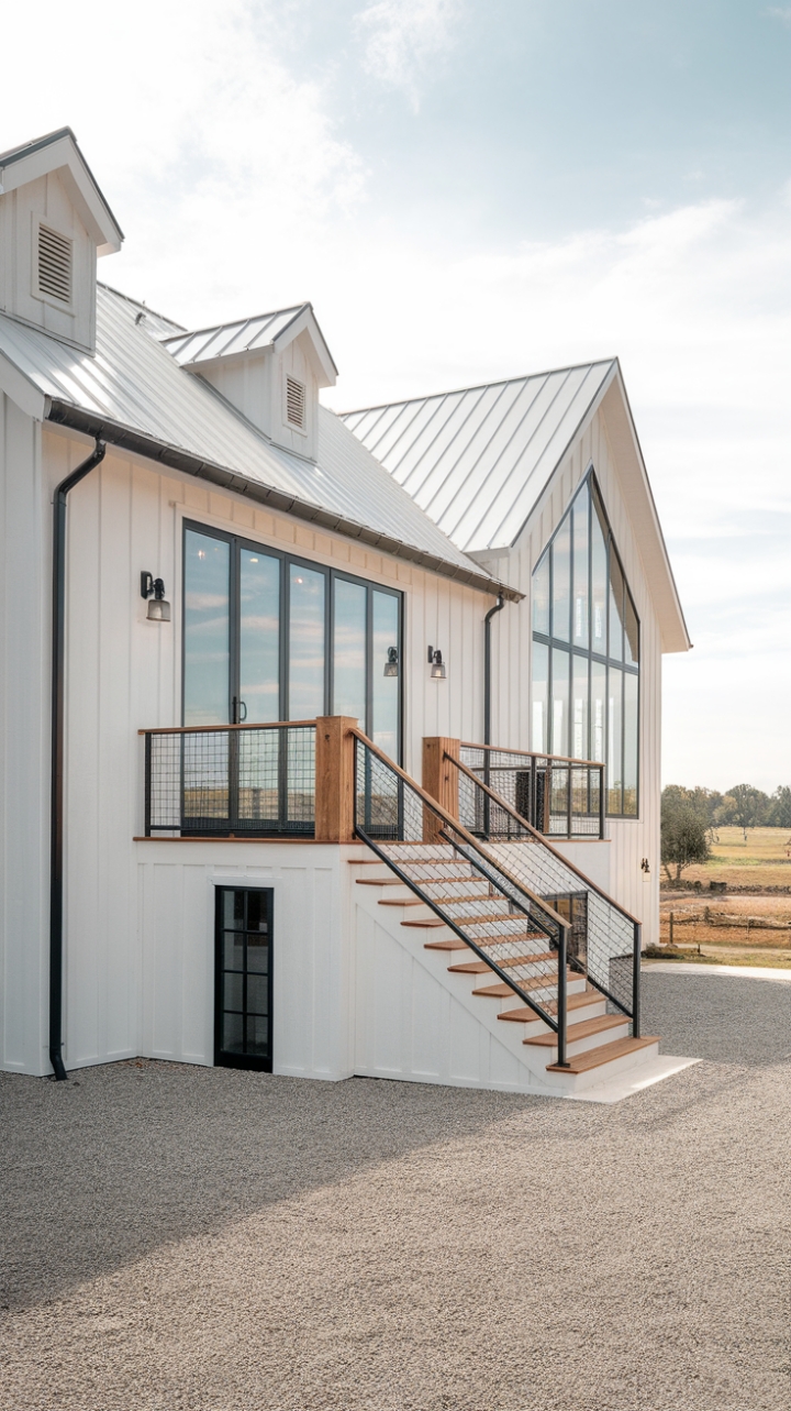 Rustic Modern Farmhouse with Industrial Accents