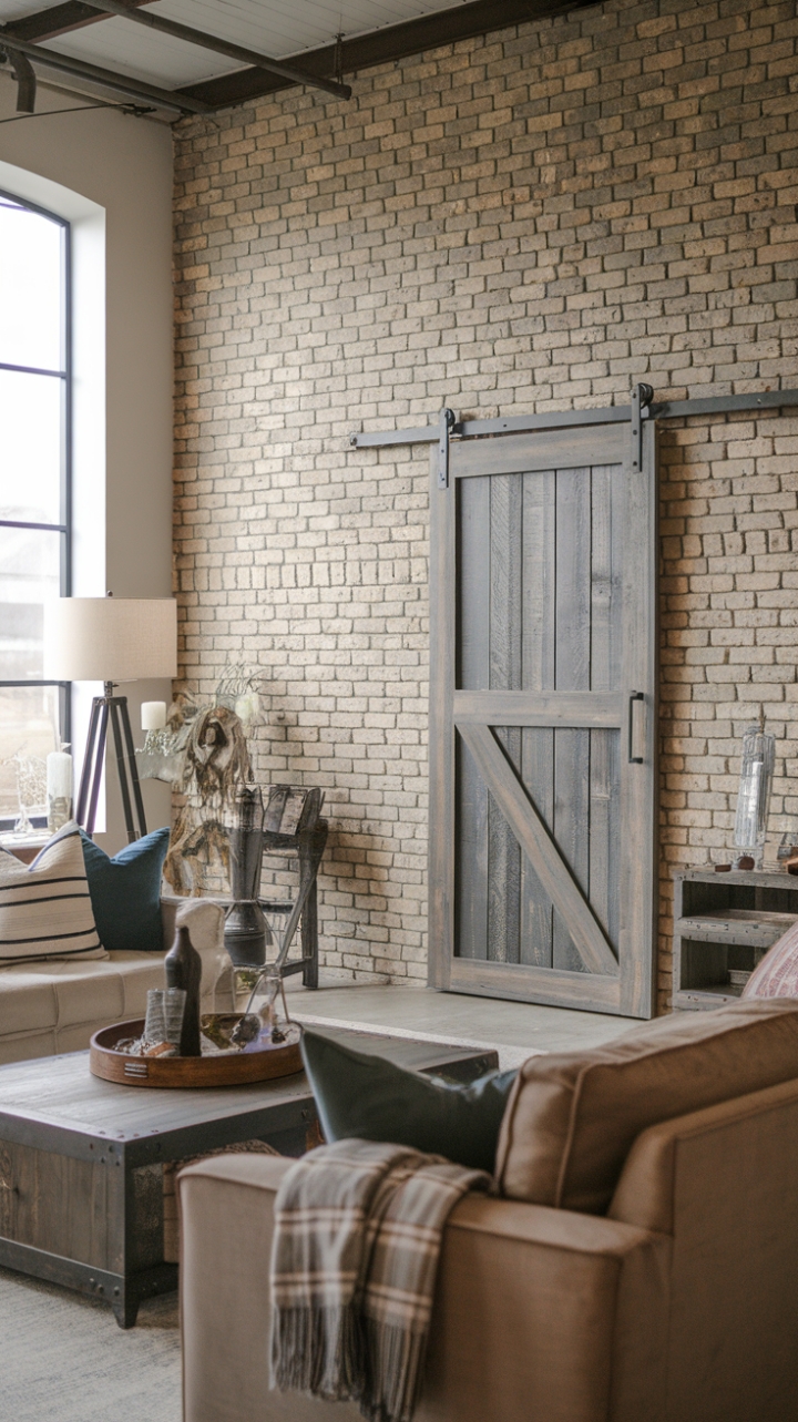 Chic Industrial Living with Rustic Charm and Farmhouse Warmth
