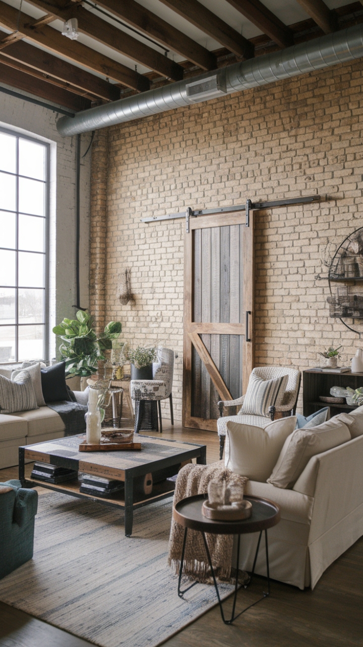 Urban Charm with Reclaimed Wood and Metal Accents