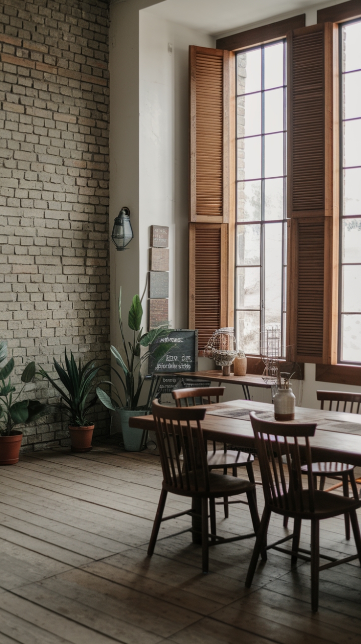 Rustic Industrial Charm: A Perfect Blend of Urban Edge and Country Comfort