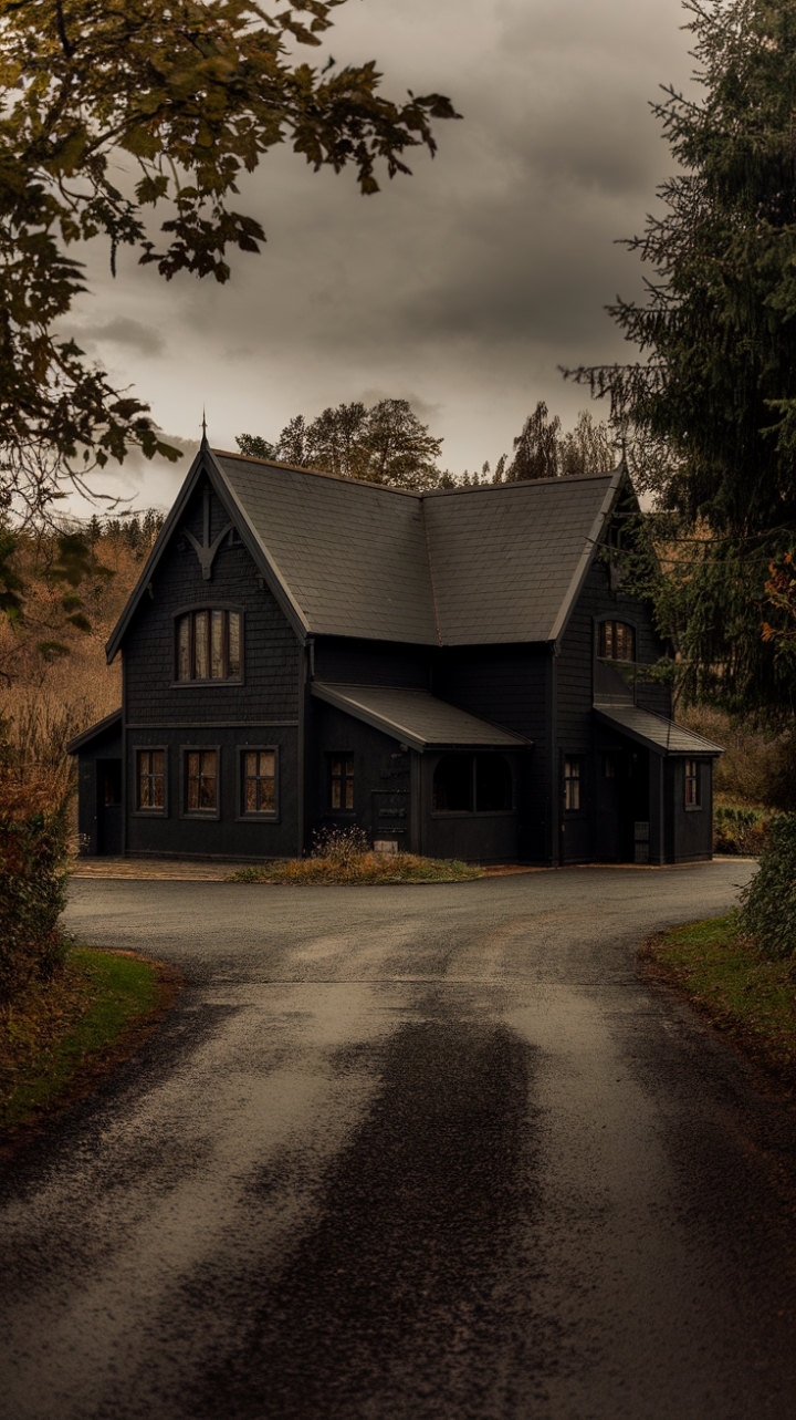 Dramatic Gothic Farmhouse Redefines Rural Elegance