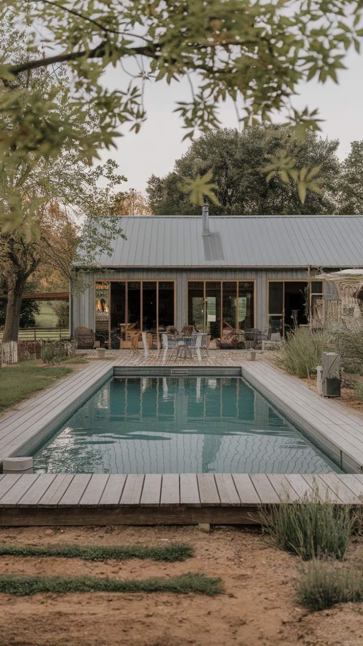 Farmhouse Serenity: Where Contemporary Design Meets Rural Tranquility