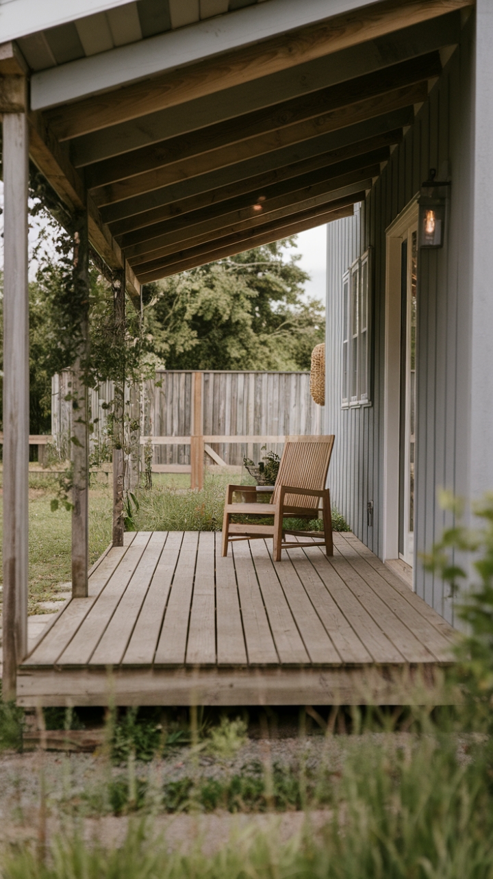 Serene Escape: Modern Farmhouse Patio Retreat