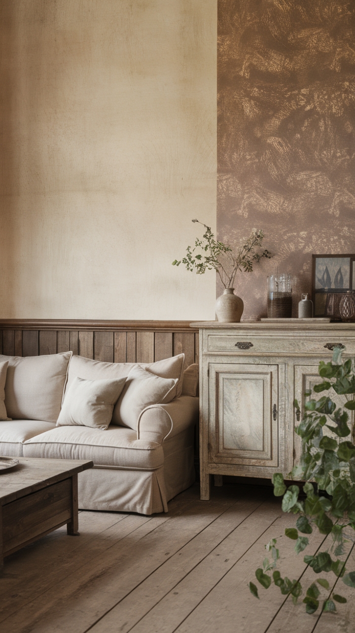 Rustic Farmhouse Living Room for Cozy Retreats