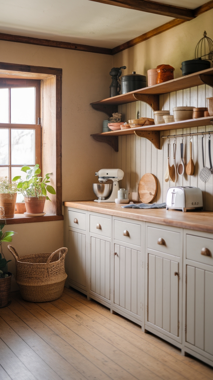 Rustic Elegance: Warmth and Function in a Classic Space