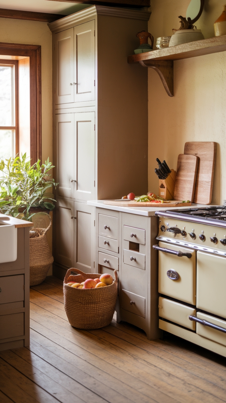 Rustic Elegance: A Serene Space for Cooking and Connection