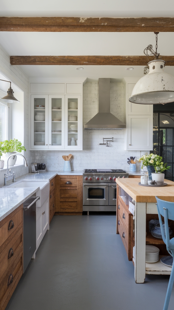 Modern-Rustic Elegance in the Kitchen