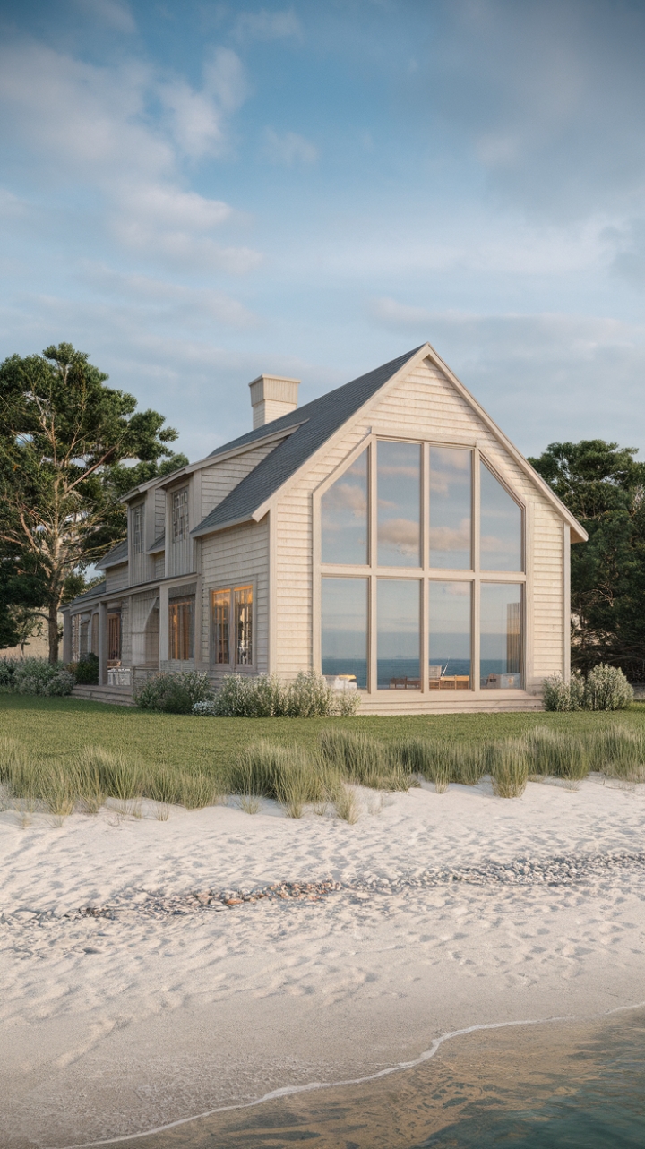 Serene Beachside Retreat: Rustic Elegance Meets Coastal Bliss