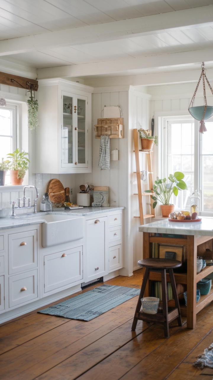 Coastal Farmhouse Kitchen: A Blend of Relaxed Elegance and Warmth