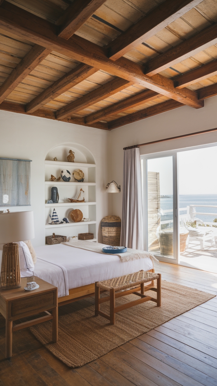 Nautical Elegance: A Tranquil Coastal Bedroom Sanctuary