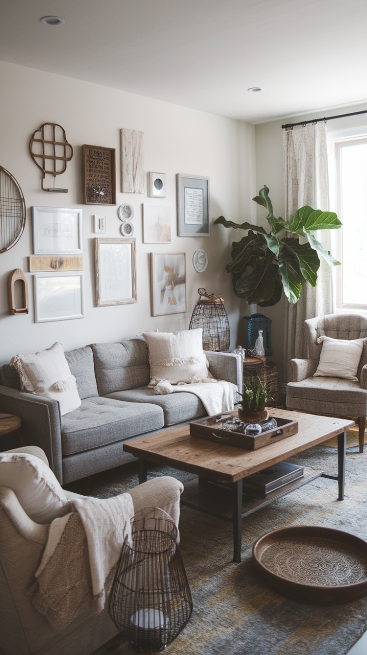 Eclectic Elegance: Blending Modern Farmhouse and Boho Styles for a Cozy, Stylish Home