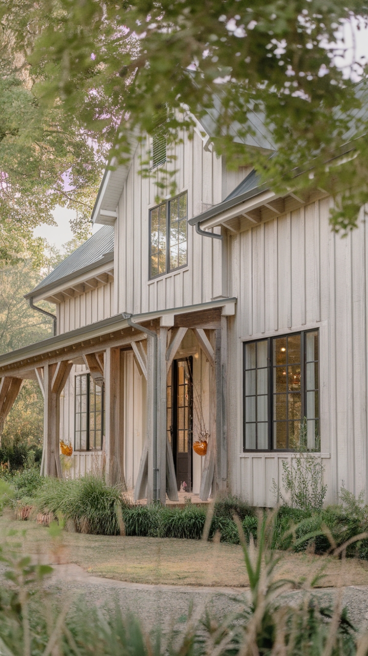 Rustic Elegance: A Modern Farmhouse with Vintage Charm