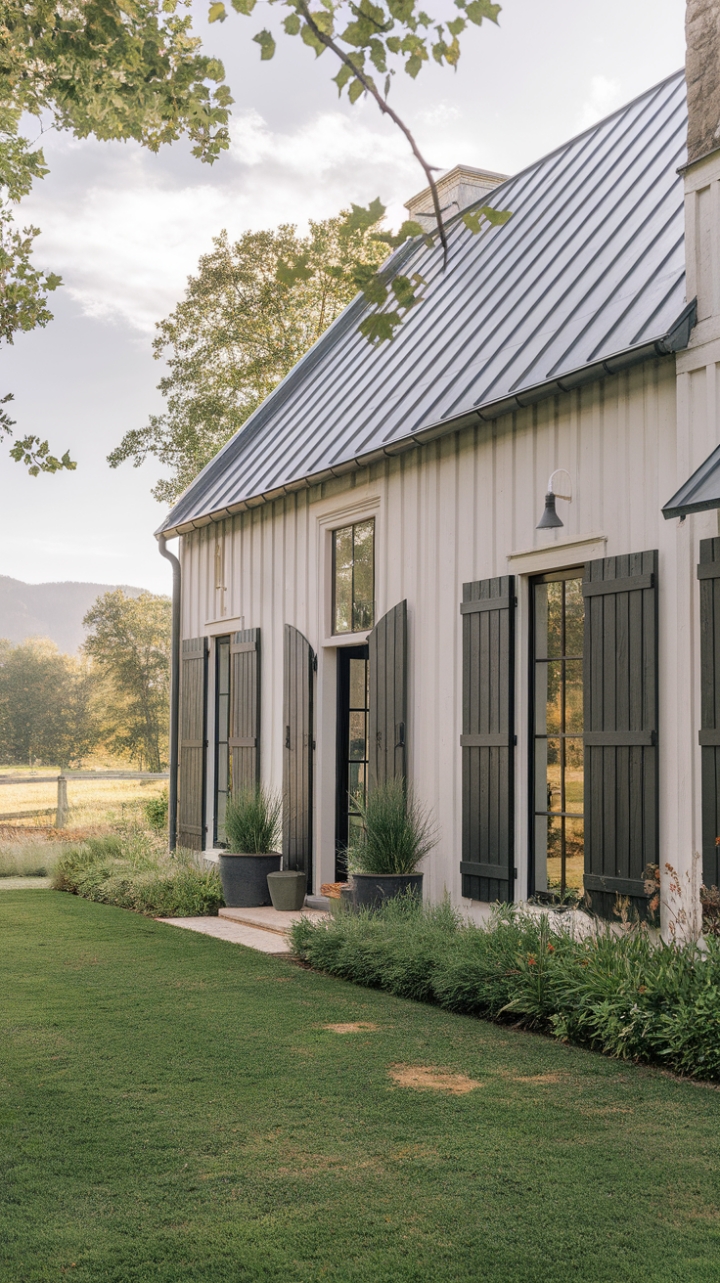Rustic Meets Contemporary: A Modern Farmhouse Exterior