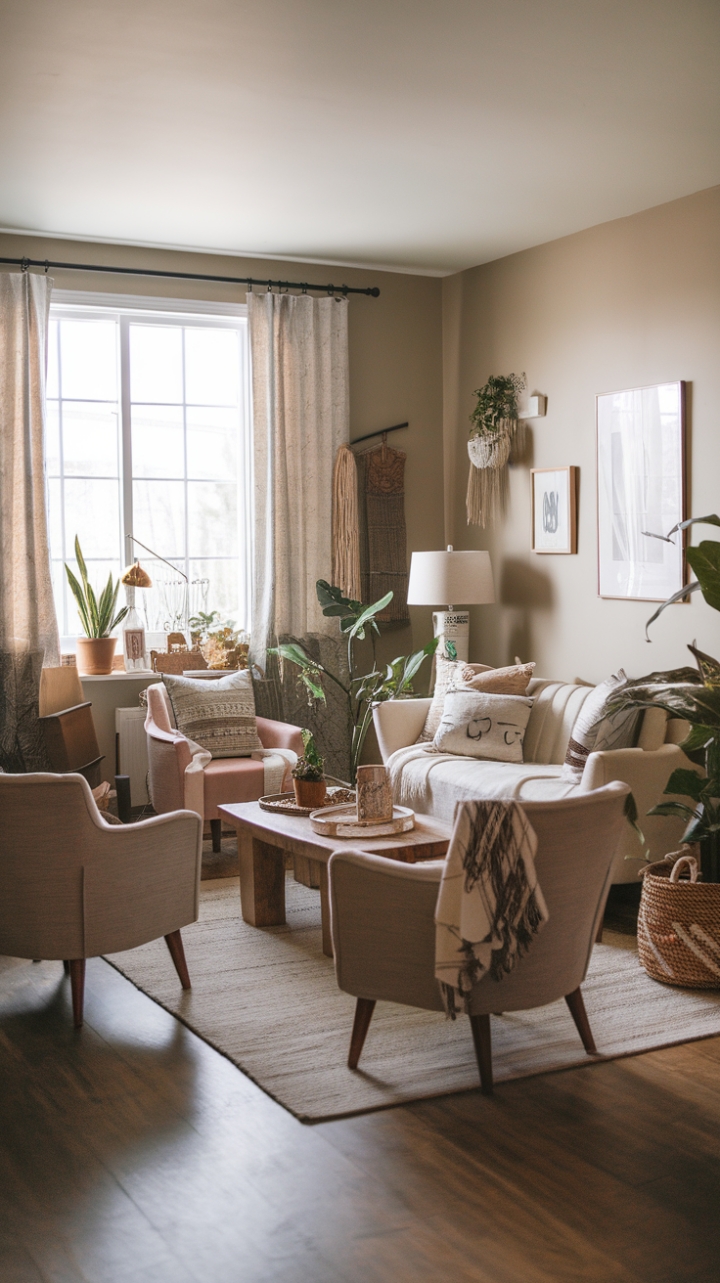 Cozy Modern Farmhouse Style with Layered Decor