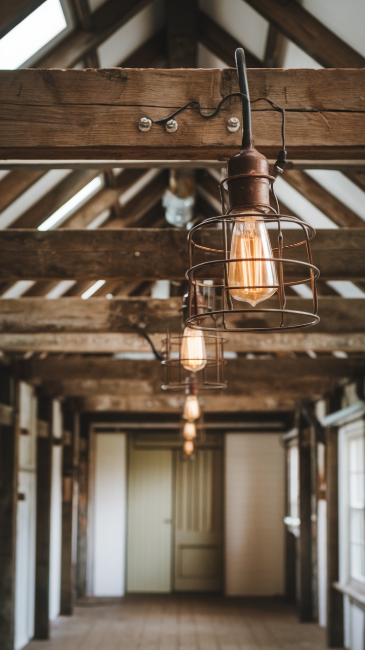 Rustic Glow: Blending Vintage and Modern Lighting