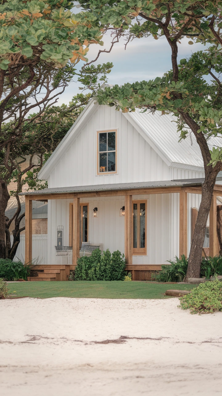 Seaside Serenity: Modern Farmhouse Charm by the Shore